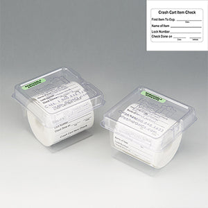 Health Care Logistics Crash Cart Item Check Labels Health Care Logistics Crash Cart Item Check Labels