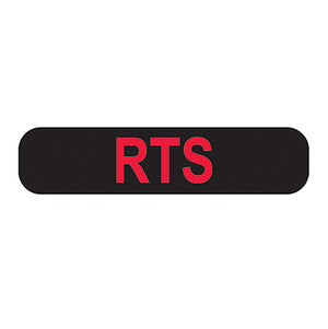 Health Care Logistics RTS Labels (Return to Stock) Health Care Logistics RTS Labels (Return to Stock)