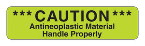 Caution Antineoplastic Material Labels Caution Antineoplastic Material Labels