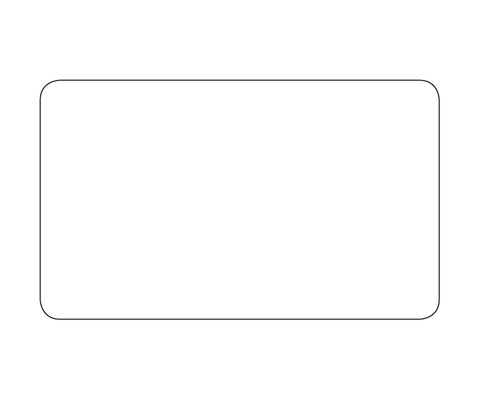 Blank White Labels - 2-1/2