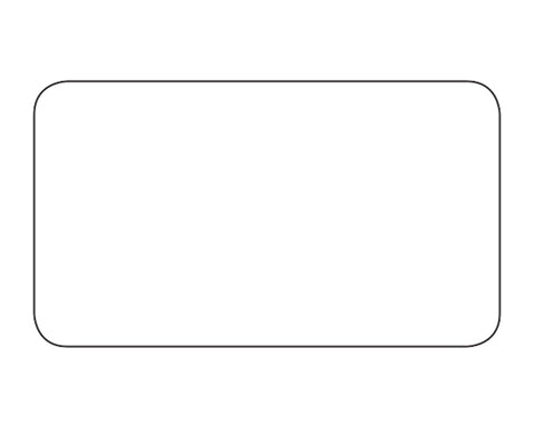 Blank White Labels - 1-3/4
