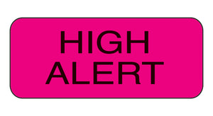 Health Care Logistics High Alert Labels Health Care Logistics High Alert Labels