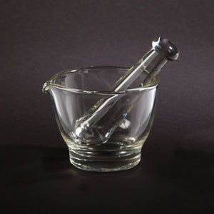 Health Care Logistics Flint Glass Mortar and Pestle Set, 2 oz Health Care Logistics Flint Glass Mortar and Pestle Set, 2 oz