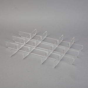 Health Care Logistics Clear Acrylic Divider Set for Shallow Crash Cart Boxes Health Care Logistics Clear Acrylic Divider Set for Shallow Crash Cart Boxes