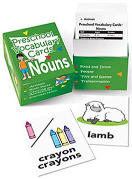 Preschool Vocabulary Cards: Nouns