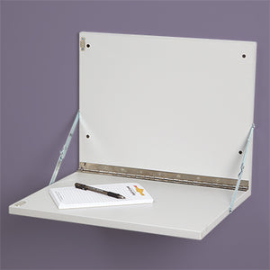 Health Care Logistics Folding Wall Desk - Mahogany Health Care Logistics Folding Wall Desk - Mahogany