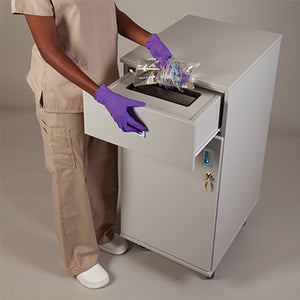 Health Care Logistics Secure Drop Cart Health Care Logistics Secure Drop Cart