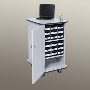 Health Care Logistics Patient Supply Cart with Accessories Health Care Logistics Patient Supply Cart with Accessories