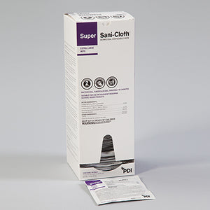 Health Care Logistics Super Sani-Cloth® Germicidal Wipes, 11½ x 11¾, Individually Wrapped, Case Health Care Logistics Super Sani-Cloth® Germicidal Wipes, 11½ x 11¾, Individually Wrapped, Case