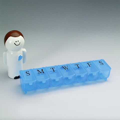 Seven-Day Push Bubble Medication Organizer