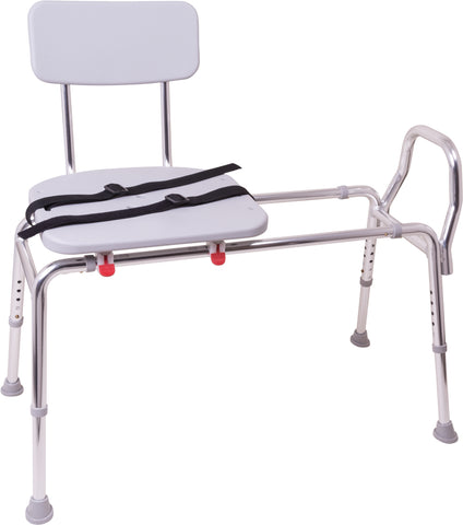 Sliding Transfer Bench with Seat and Back
