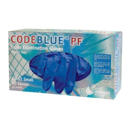GLOVE EXAM CODEBLUE PF LATEX LRG