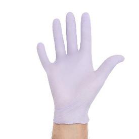 Powder-Free Textured Nitrile Exam Gloves, Lavender, Size XL