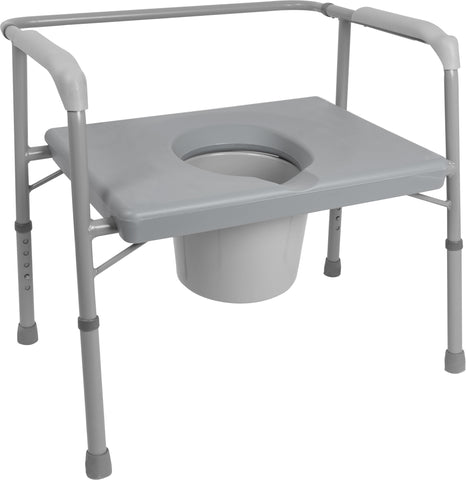 ProBasics Bariatric Commode with Extra Wide Seat 650 lb Weight Capacity, 2/cs