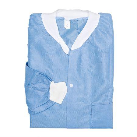 Disposable Lightweight Lab Jacket by Marketlab MKA15214BL