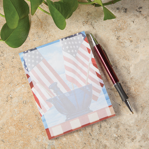 Patriotic Mortar and Pestle Notepad