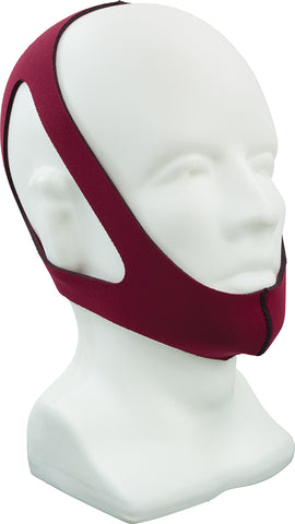 3 Point Chin Strap, Small, Ruby Red