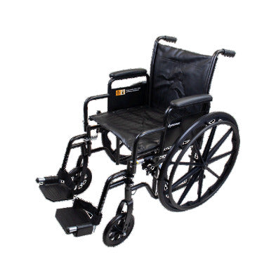 DynaRide S2 Wheelchair - 18" x 16" w/ Detach Desk Arm FR, Silver Vein