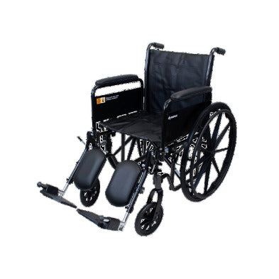 DynaRide S2 Wheelchair - 20" x 16" w/ Detach Full Arm ELR, Silver Vein