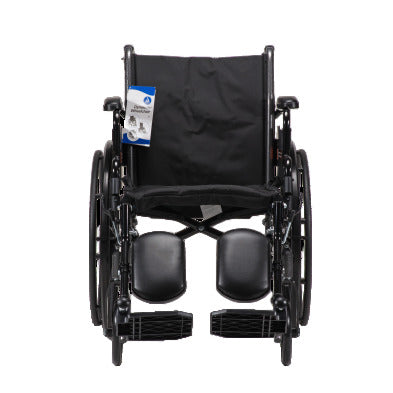 DynaRide S3 Lite Wheelchair - 20" x 16" w/ Flip Desk Arm FR, Silver Vein