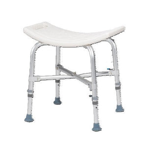 Bariatric Shower Chair w/out Back, White, 1pc/bx