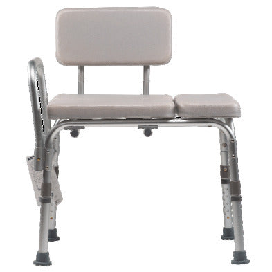 Padded Tub Transfer Bench, Gray, 1pc/bx