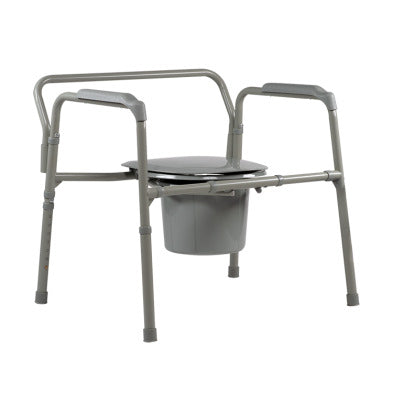 Bariatric Folding Commode, Steel