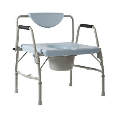 Bariatric Drop Arm Commode, Steel