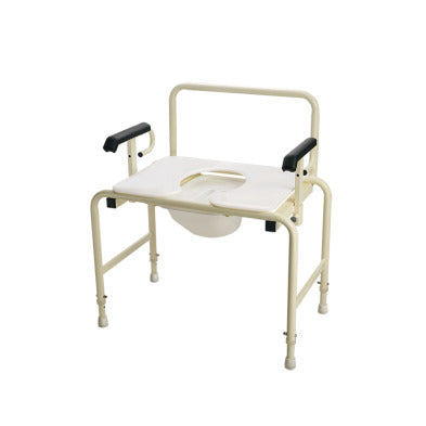 Bariatric HD Drop Arm Commode, 26"