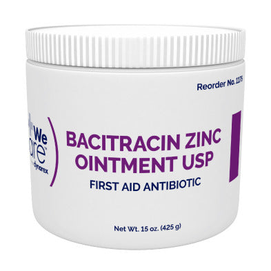 Bacitracin Zinc Ointment, 15 oz. Jar,