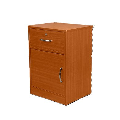 One Door / One Drawer Nightstand, Cherry