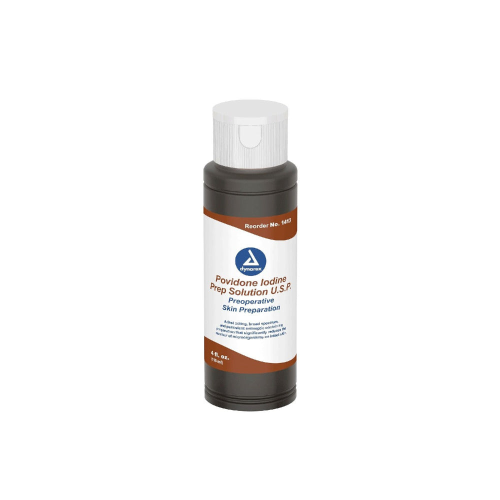 Povidone Iodine Prep Solution, 4 oz. Bottle