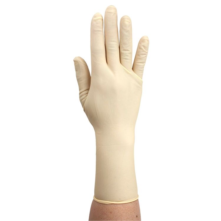 Sterile Latex Surgical Gloves, Size 6.5, Powder-Free, 4/50/cs