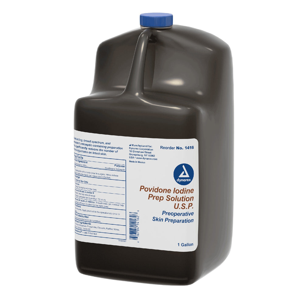 Povidone Iodine Prep Solution, 1 gal. Bottle