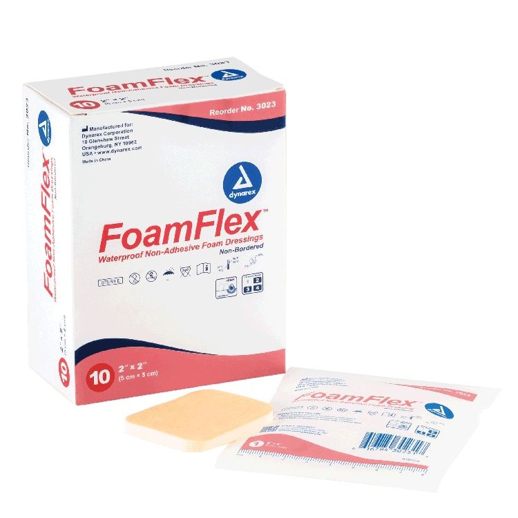 FoamFlex - Non-Adhesive Waterproof Foam, 2" x 2"