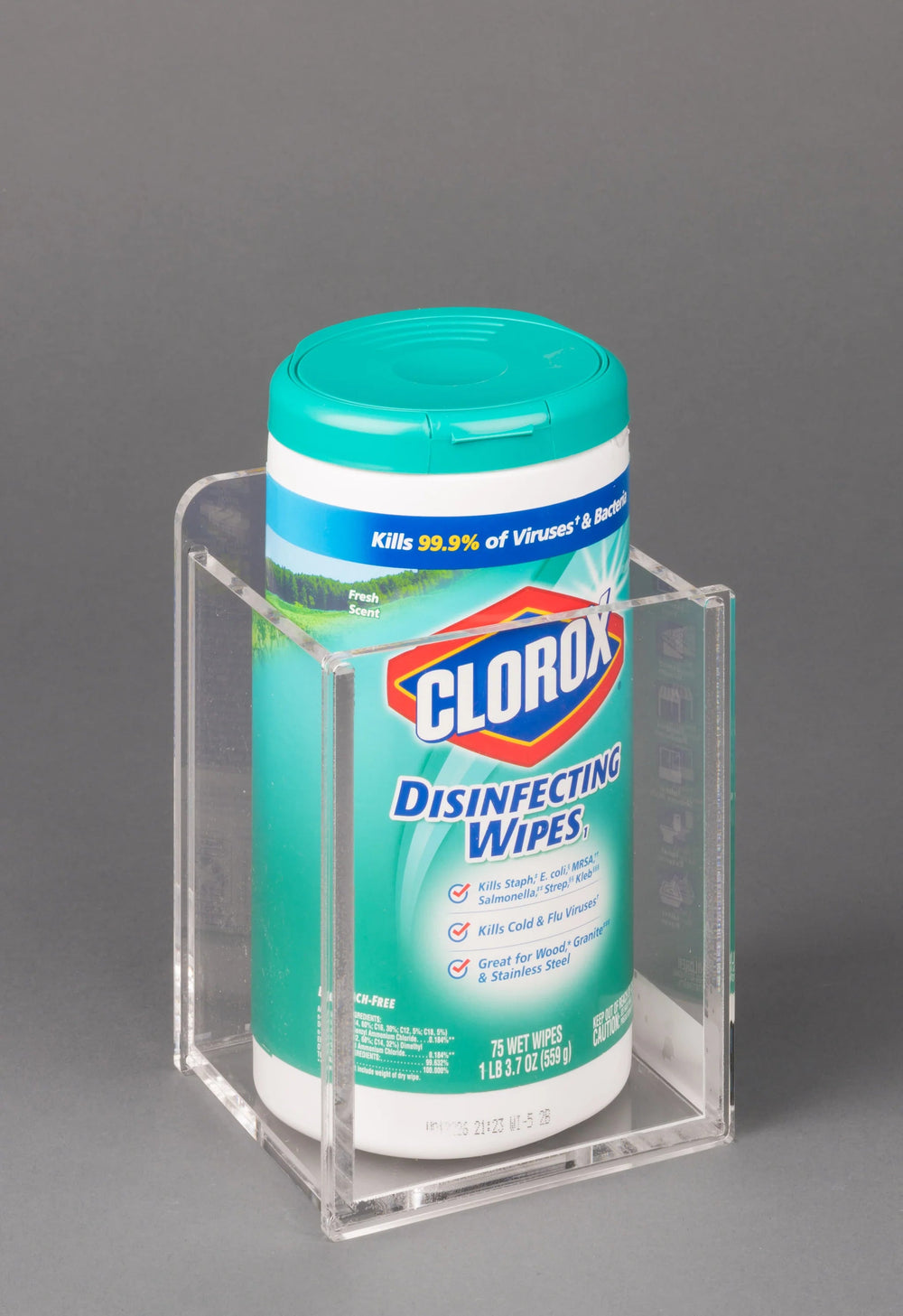 Wipe Tub Holder-4.5x4.5x7-1 Space (Wall Mount)