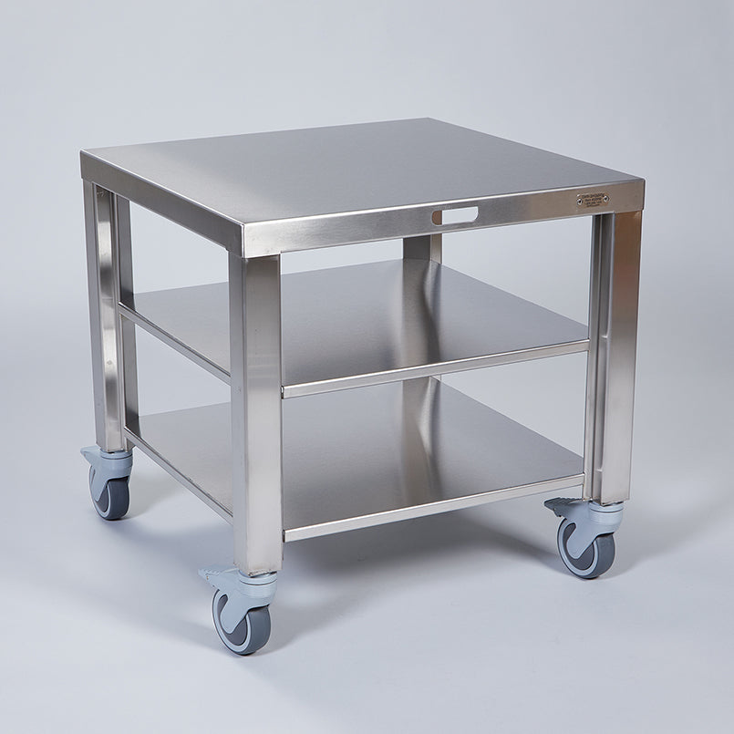 Health Care Logistics® Stainless Steel Refrigerator Dolly w/ 2 Shelves