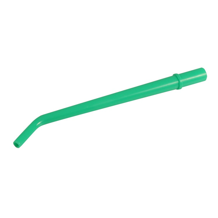 Surgical Aspirator Tip, 1/4", Green, 100/25/cs