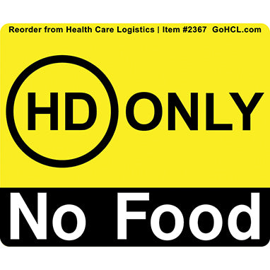 Health Care Logistics HD Only Vinyl Label