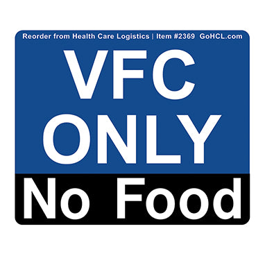 Health Care Logistics VFC Only Vinyl Label