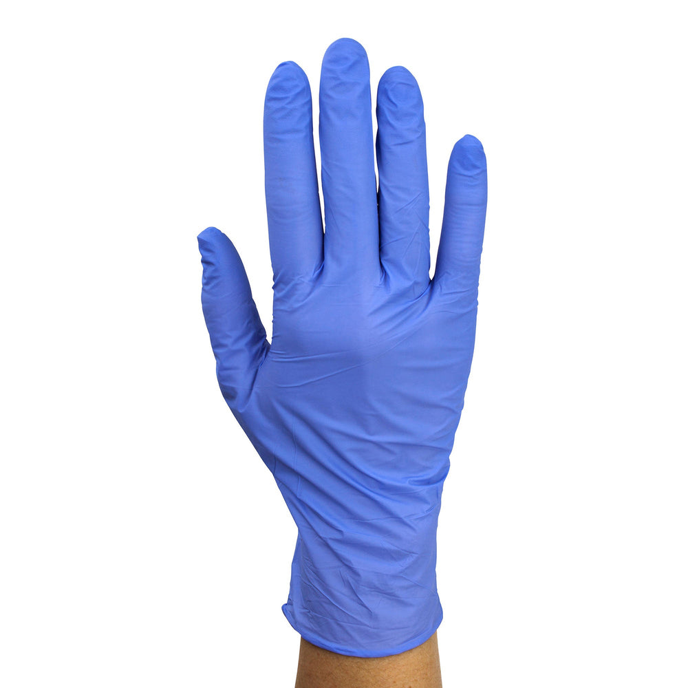 DynaPlus Nitrile Exam Gloves, Medium, Violet, Powder-Free, 10/200/cs