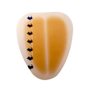 DynaDerm - Hydrocolloid Dressing - Sacral, 6" x 7"