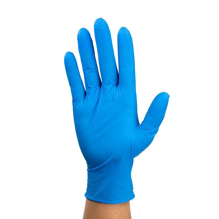 Nitrile Exam Gloves In A Bag, X-Large, Powder-Free, Blue