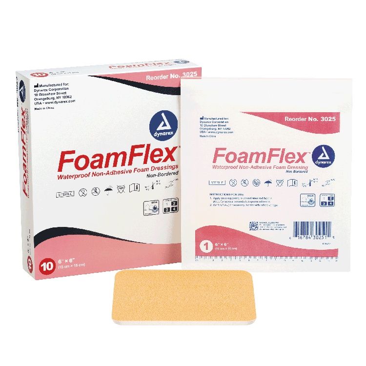 FoamFlex - Non-Adhesive Waterproof Foam, 6" x 6"