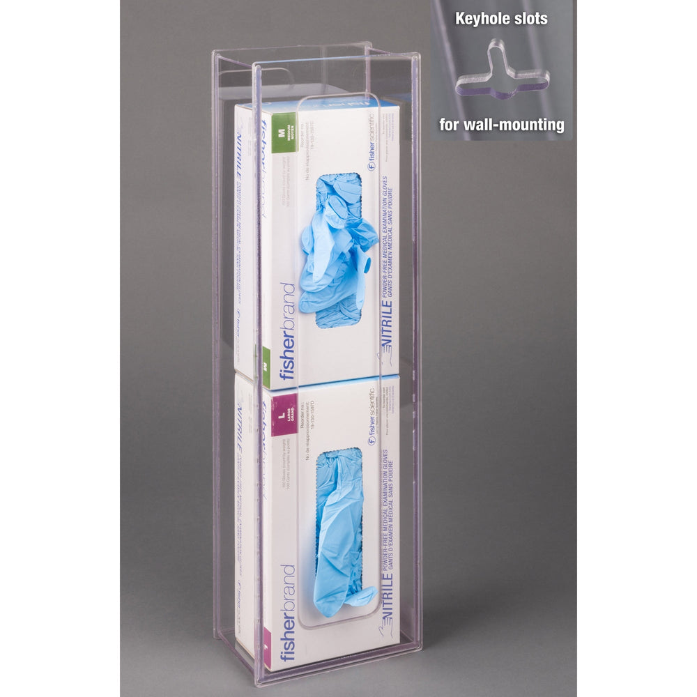 Narrow Glove Box Holder-2 Box (Wall Mount)