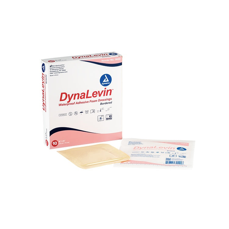 DynaLevin - Waterproof Adhesive Bordered Foam, 6" x 6"