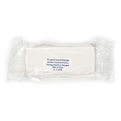 Compress Gauze Roll Bandage - 1/Unit, 4" x 6 yd
