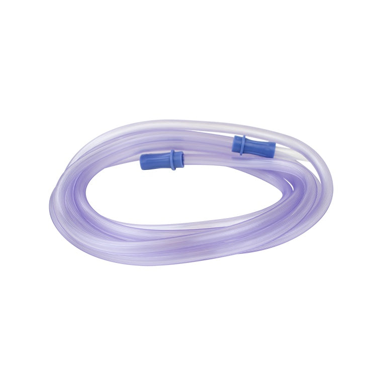Suction Connection Tubing w/ Male Connector, Non-Conductive,, 1/4" x 10' Tube, 50/cs