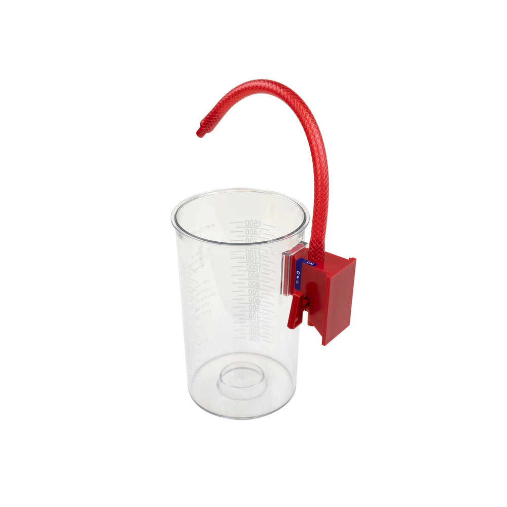 Reusable Outer Suction Canister - Wall Mount, 1500 cc, 10/cs
