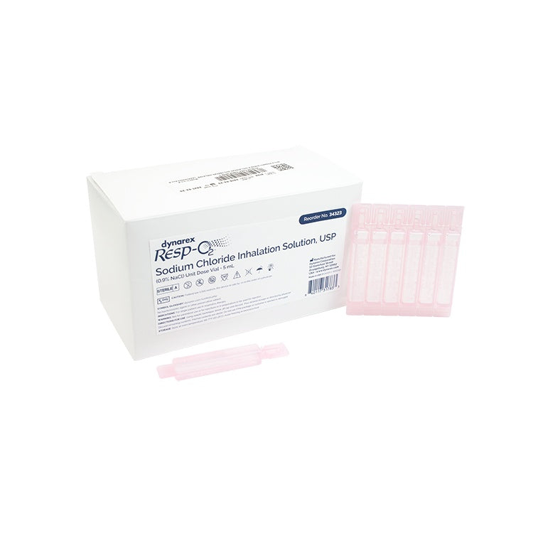 Sodium Chloride Inhalation Solution, USP 0.9% Unit Dose Vial, 5 mL, 10/100/cs